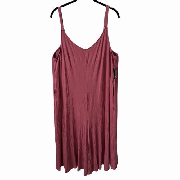 Torrid Plus 2X Super Soft Culotte Jumpsuit Wild Ginger Stretch NWT - Picture 1 of 13